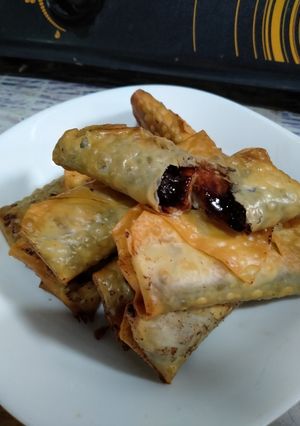 Foto resep Lumpia pisang coklat