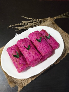 Foto resep Dadar Gulung Buah Naga