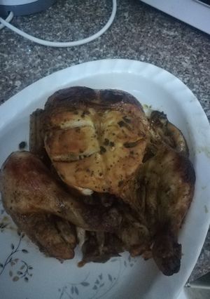 صورة لوصفة دجاجة مشوية بالفرن