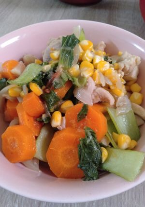 Foto resep Tumis Sayur + Ayam
