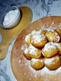 Schmalzkuchen alias "Odading Jerman" Kreasi bentuk bulat