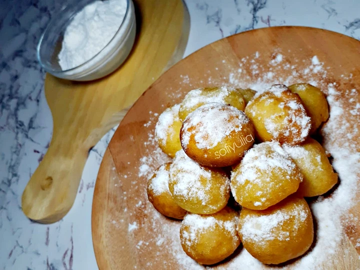 Langkah Gampang Menyiapkan Resep Schmalzkuchen alias &amp;#34;Odading Jerman&amp;#34; Kreasi bentuk bulat yang Lezat Sekali Anti Ribet, Lezat Sekali