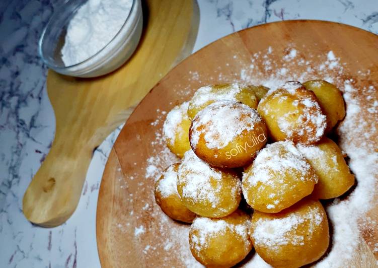How to Prepare Perfect Schmalzkuchen alias "Odading Jerman" Kreasi bentuk bulat