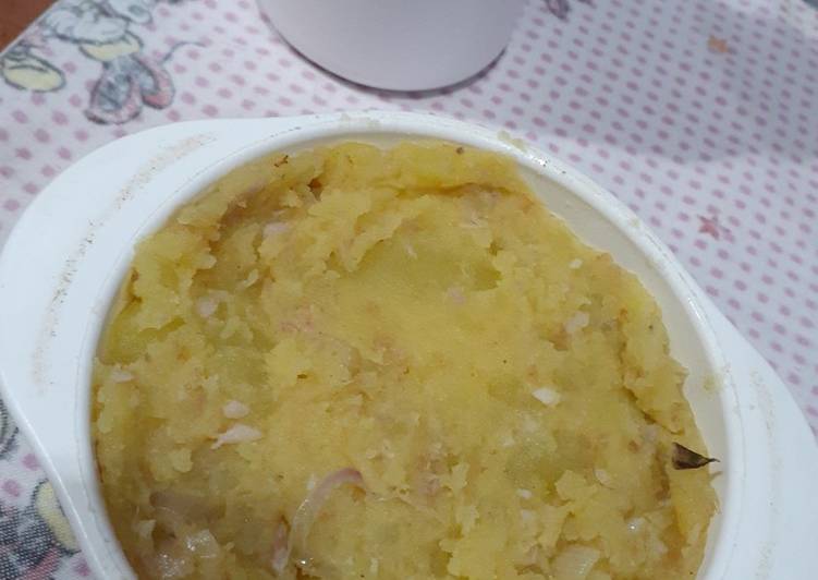 Resep Soft-tried Chicken Potatos (PMPAsi 9 month) Anti Gagal
