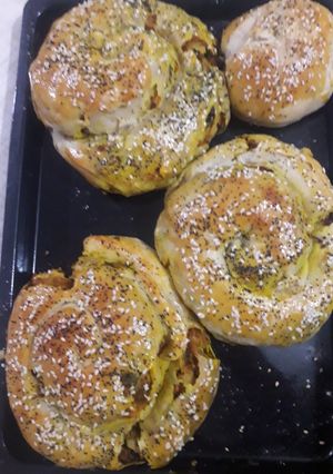 عکسی از دستور بورک مرغ و سیب زمینی