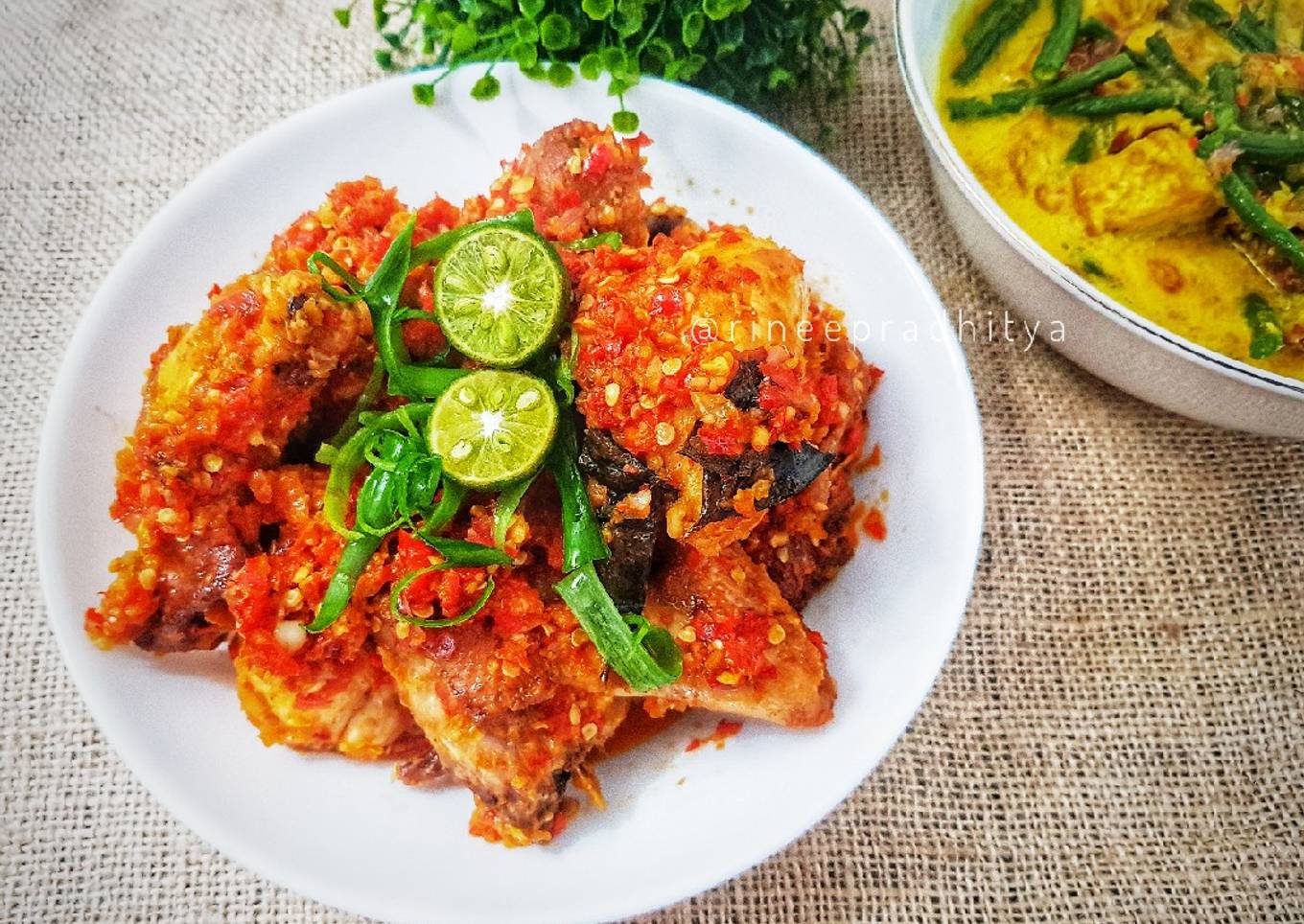 Ayam sambel simple enak