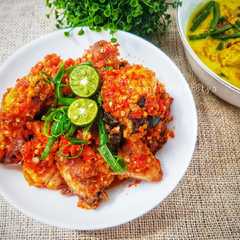A picture of Ayam sambel simple enak.