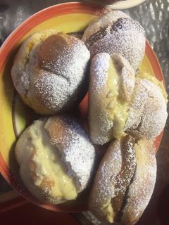 Una foto de Berlines fritos y al horno