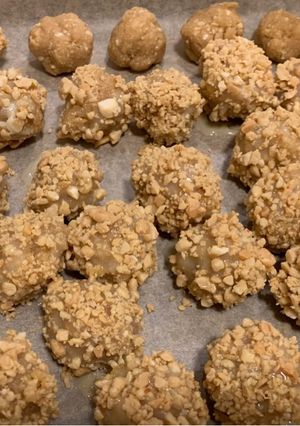 Sóskaramellás golyó recept fotója