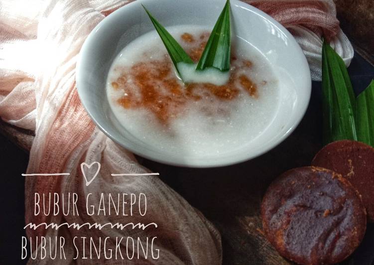 Bubur ganepo /bubur singkong