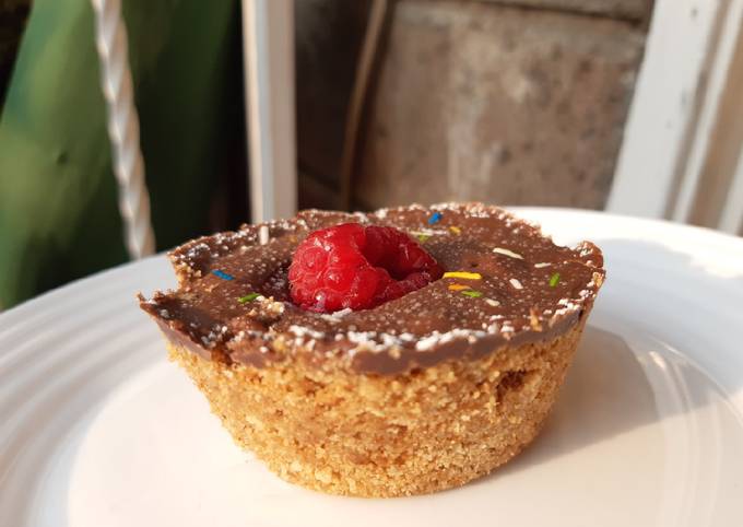 Easiest Way to Make Super Quick Homemade Chocolate and Raspberry Tart