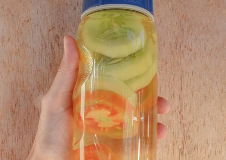 Resep Infused Water Sayur jurussehatrasullullah oleh 