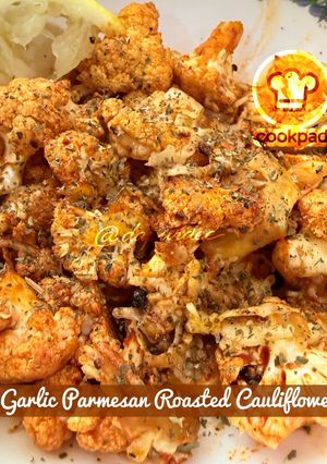 Gambar 👩‍🍳Garlic Parmesan Roasted Cauliflower