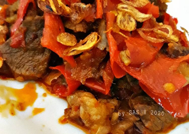 Resep Daging Sambal Merah 🇲🇨 | anti ribet Anti Gagal