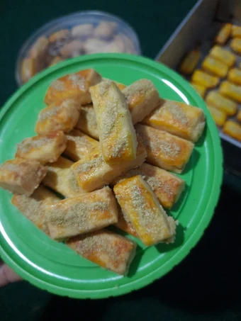 Cara Mudah Membuat Resep Kastengel Egless tabur matca (tanpa telur) yang Bikin Ngiler Anti Ribet, Menggugah Selera