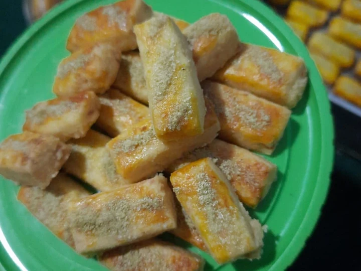 Cara Mudah Membuat Resep Kastengel Egless tabur matca (tanpa telur) yang Bikin Ngiler Anti Ribet, Menggugah Selera