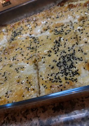 صورة لوصفة كيكة خلية النحل (بدون بيض)