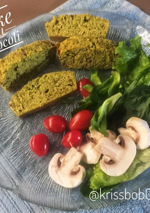 Une photo de Cake au brocoli, cétogène et sans gluten