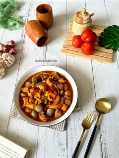 Foto resep 24. Seafood Saus Padang