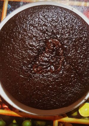 Una foto de Bizcochuelo para torta de chocolate bien húmedo😊🤤🙈