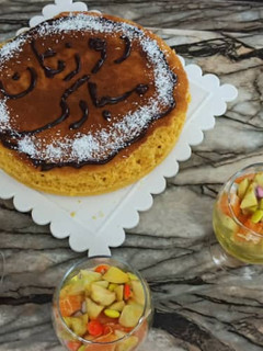 عکسی از دستور کیک بهشتی برای روز مرد