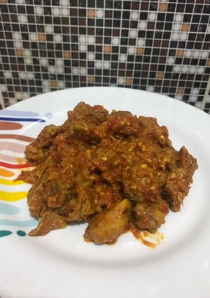 Foto resep Daging sapi mercon duar duar