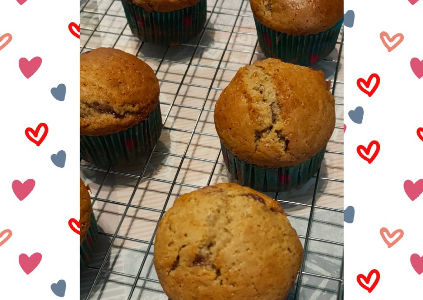 Muffins à la confiture de fraise 🍓