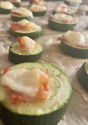 Sült cukkini falatkák recept fotója