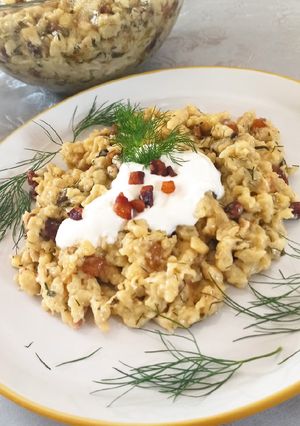 Juhtúrós sztrapacska recept fotója
