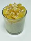 Arroz Tres leches con papaya