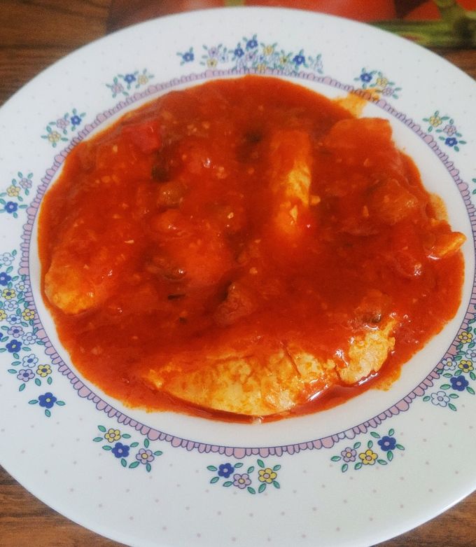 Foto principal de Solomillos de pollo con tomate (y pisto)