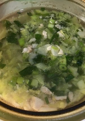 Foto resep Sop daging ayam cincang (lauk untuk ABK)