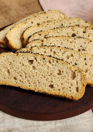 Una foto de 🍞Pan de harina de almendras y trigo sarraceno #Singluten🍞