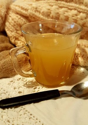 Una foto de Té de invierno: jengibre y tomillo. ¡Delicioso!