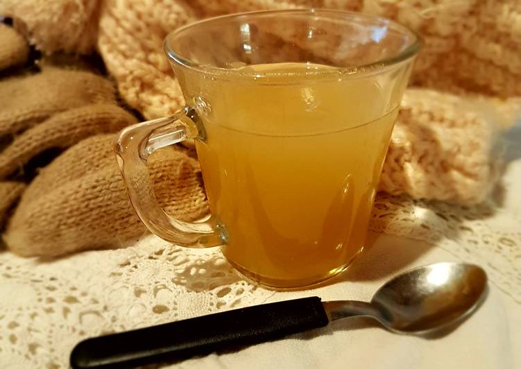 Té de invierno: jengibre y tomillo. ¡Delicioso!