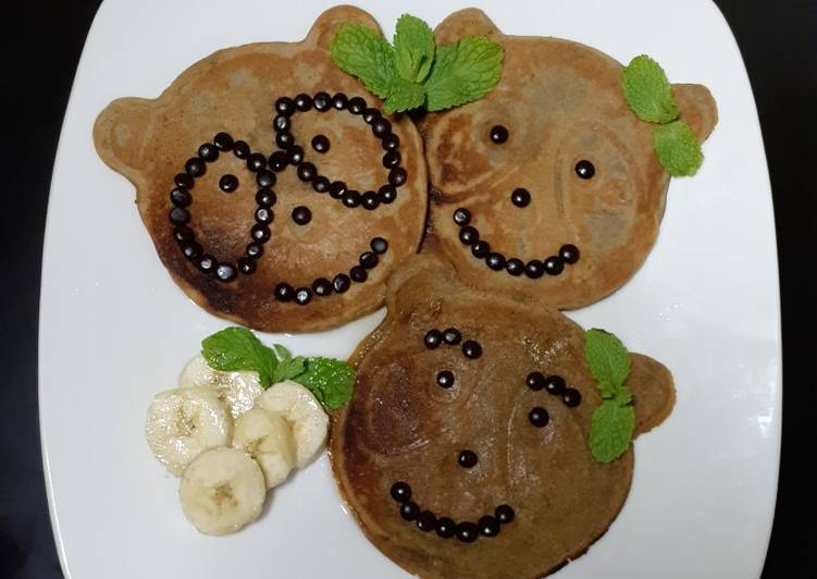 Bannofee Pancake with Mint Syrup