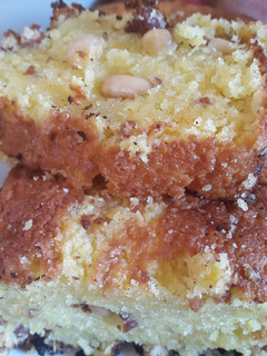 Una foto de Budín de naranja y maní