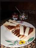 Pan Tostado con mermelada y queso