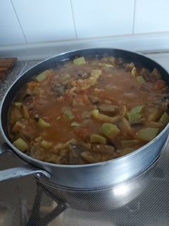 Una foto de Pisto de verdura
