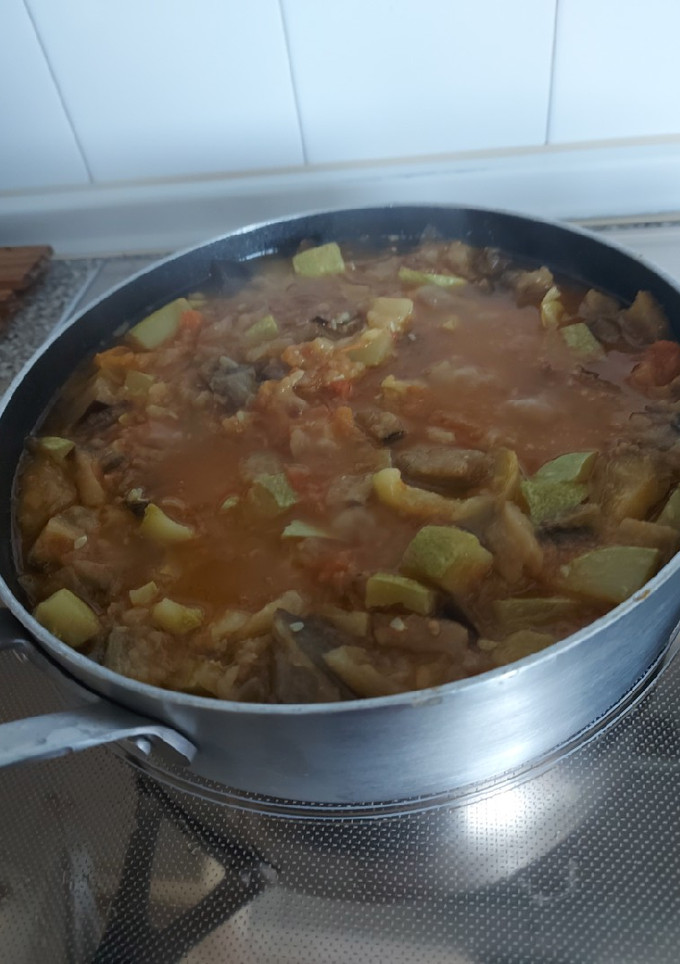 Una foto de Pisto de verdura
