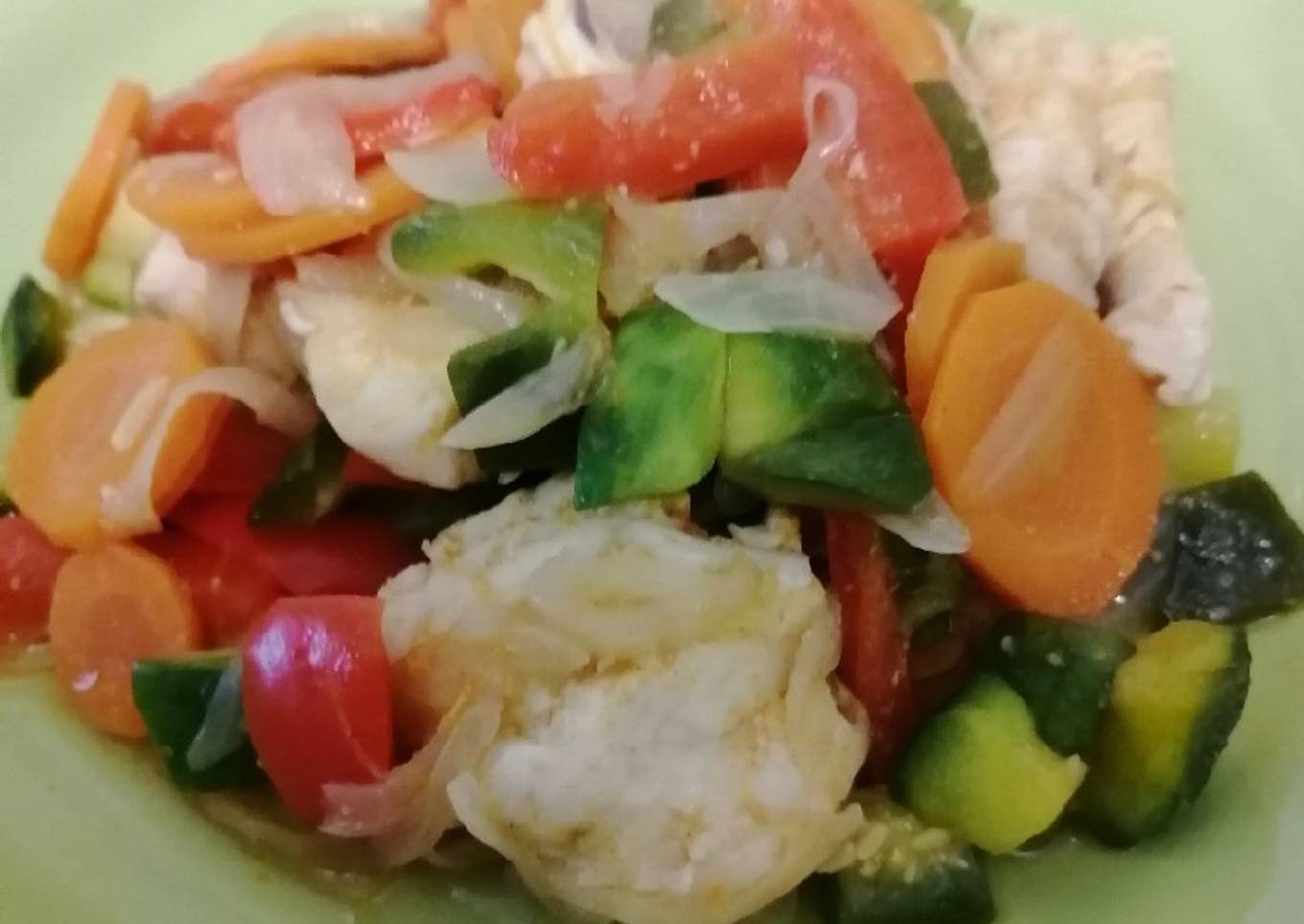 Cazuela de pescado light