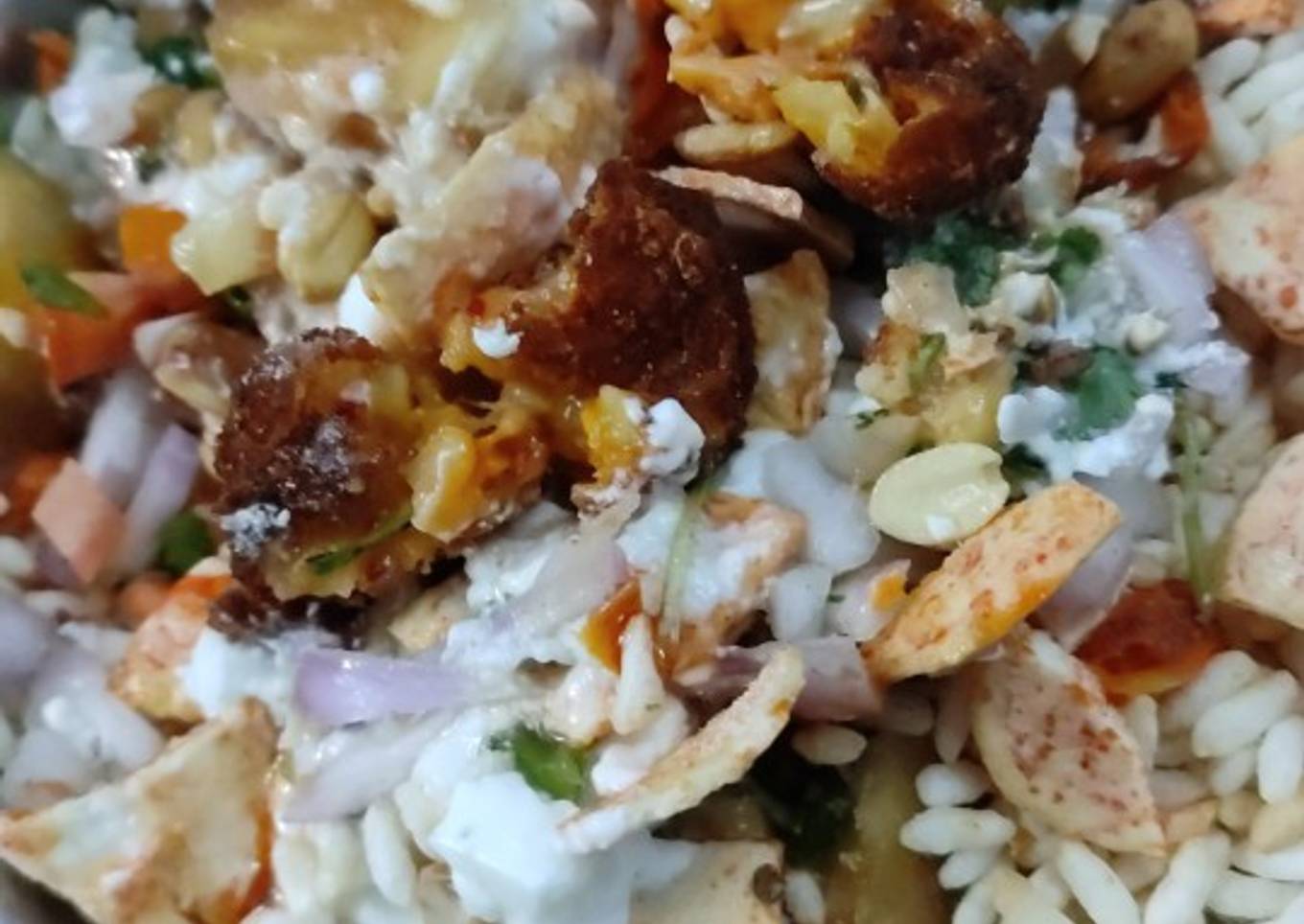 #The Chef story#ATW1Cheese balls pineapple moori veggies jatpata