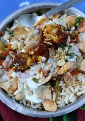 A picture of #The Chef story#ATW1Cheese balls pineapple moori veggies jatpata.