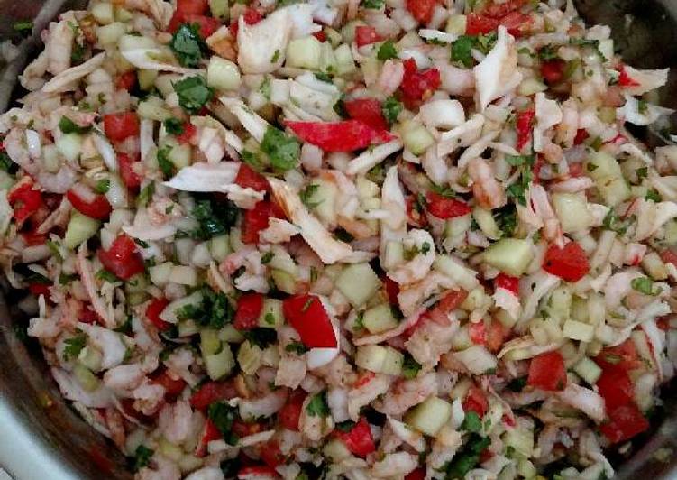 Steps to Cook Ultimate Moms Ceviche