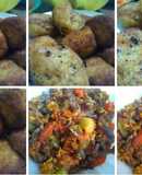 Papas rellenas con carne de res y zanahoria de Eliel