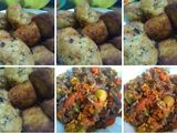 Papas rellenas con carne de res y zanahoria de Eliel