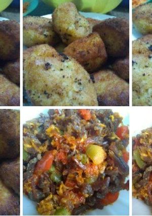 Una foto de Papas rellenas con carne de res y zanahoria de Eliel