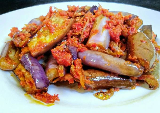 Resep Terong Teri Balado Oleh Ria Latifa Cookpad