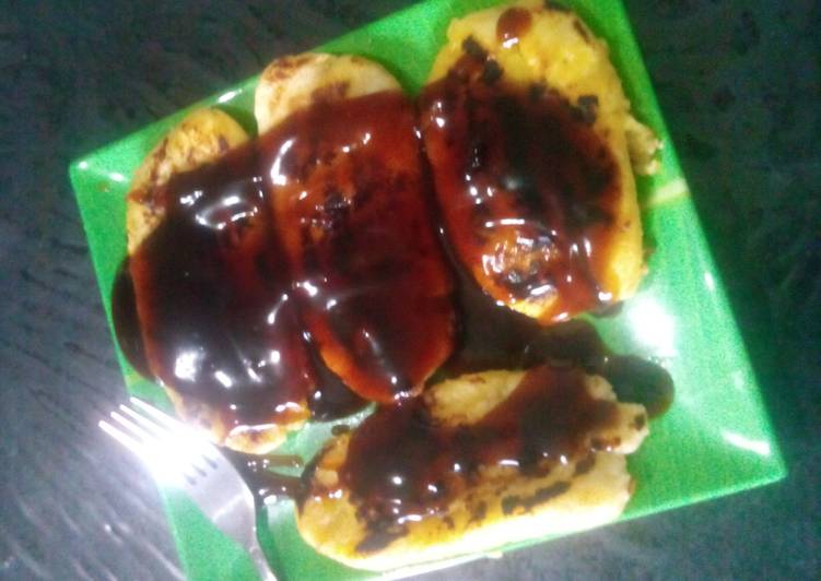 Pisang gapit caramel