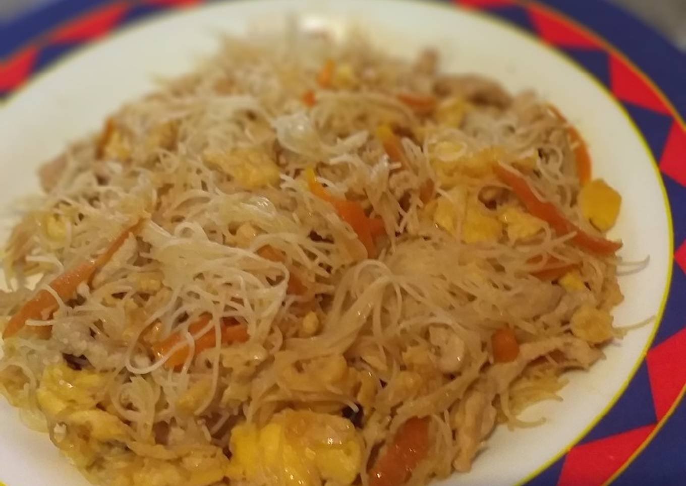 Fideos de arroz chino